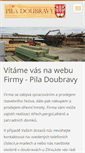 Mobile Screenshot of piladoubravy.cz