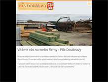 Tablet Screenshot of piladoubravy.cz